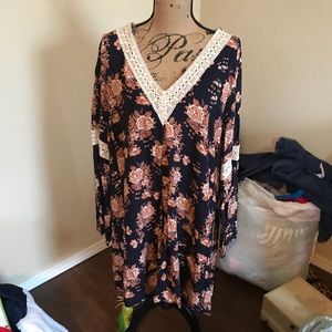 Navy umgee dress